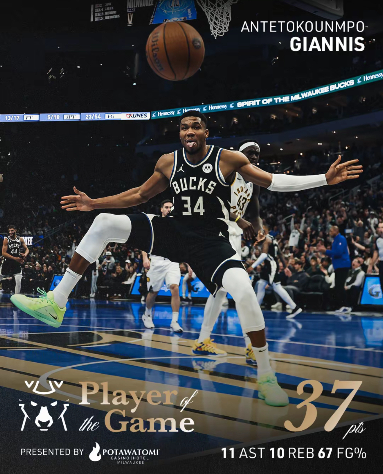 世俱杯改制-雄鹿大胜活塞，字母哥霸气表现砍下35分的简单介绍